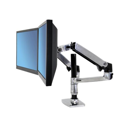 Ergotron LX Dual Mount Stacking Arm dealers chennai, hyderabad, telangana, andhra, tamilnadu, india