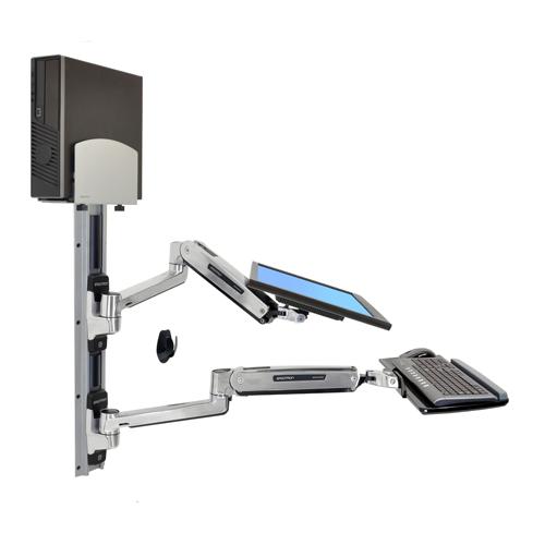 Ergotron LX Sit Stand Wall System dealers chennai, hyderabad, telangana, andhra, tamilnadu, india