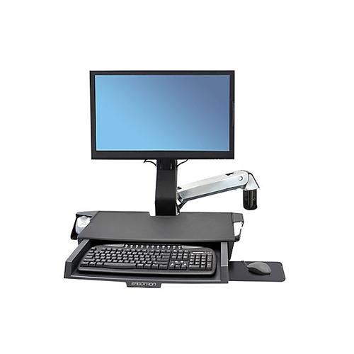 Ergotron StyleView Sit Stand Combo Arm with Worksurface dealers chennai, hyderabad, telangana, andhra, tamilnadu, india