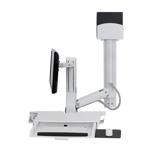 Ergotron SV Combo Arm with Worksurface and Pan dealers chennai, hyderabad, telangana, andhra, tamilnadu, india