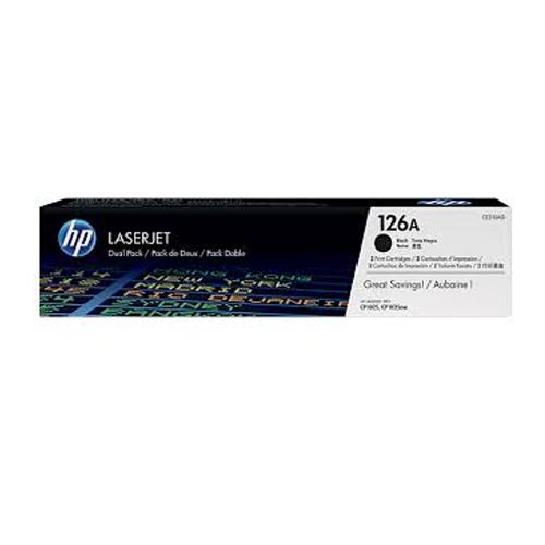 HP 126A CE310AD Twin Pack Black LaserJet Toner Cartridges dealers price chennai, hyderabad, telangana, tamilnadu, india