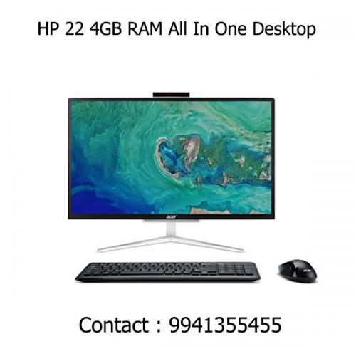 HP 22 4GB RAM All In One Desktop dealers chennai, hyderabad, telangana, andhra, tamilnadu, india