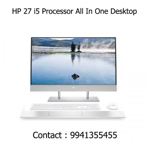 HP 27 i5 Processor All In One Desktop dealers price chennai, hyderabad, telangana, tamilnadu, india