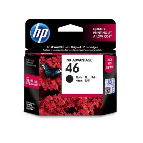 HP 46 CZ637AA Black Original Ink Cartridge dealers price chennai, hyderabad, telangana, tamilnadu, india