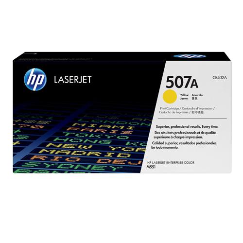 HP 507A CE402A Yellow LaserJet Toner Cartridge dealers chennai, hyderabad, telangana, andhra, tamilnadu, india