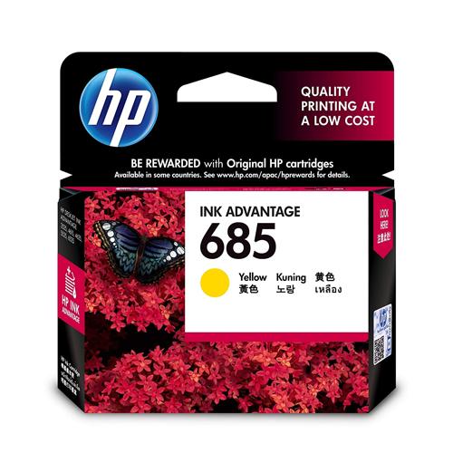 HP 685 CZ124AA Yellow Original Ink Cartridge dealers chennai, hyderabad, telangana, andhra, tamilnadu, india