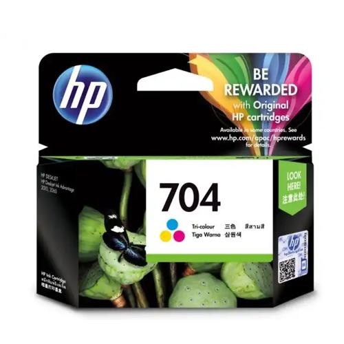 HP 704 CN693AA Tri color Original Ink Cartridge dealers price chennai, hyderabad, telangana, tamilnadu, india