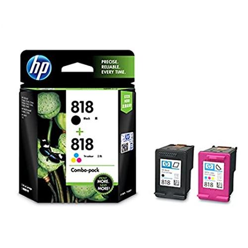 HP 818 CN068AA Combo Black Tri color Ink Cartridge dealers chennai, hyderabad, telangana, andhra, tamilnadu, india