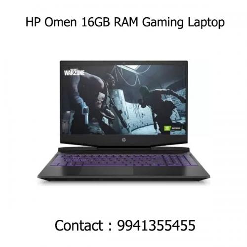  HP Omen 16GB RAM Gaming Laptop  dealers price chennai, hyderabad, telangana, tamilnadu, india