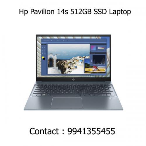 Hp Pavilion 14s 512GB SSD Laptop  dealers price chennai, hyderabad, telangana, tamilnadu, india