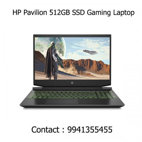 HP Pavilion 512GB SSD Gaming Laptop dealers price chennai, hyderabad, telangana, tamilnadu, india