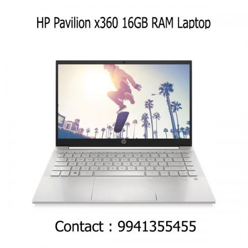 HP Pavilion x360 16GB RAM Laptop dealers price chennai, hyderabad, telangana, tamilnadu, india