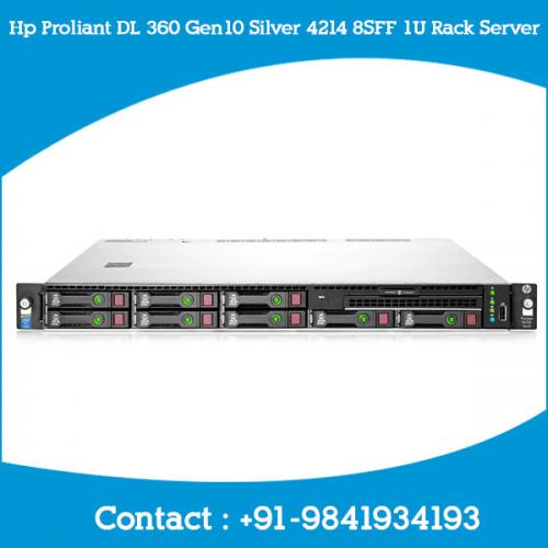 Hp Proliant DL 360 Gen10 Silver 4214 8SFF 1U Rack Server   dealers price chennai, hyderabad, telangana, tamilnadu, india