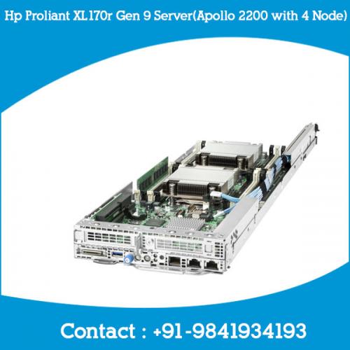  Hp Proliant XL170r Gen 9 Server(Apollo 2200 with 4 Node) dealers price chennai, hyderabad, telangana, tamilnadu, india