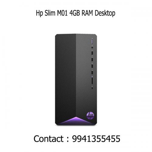 Hp Slim M01 4GB RAM Desktop dealers price chennai, hyderabad, telangana, tamilnadu, india