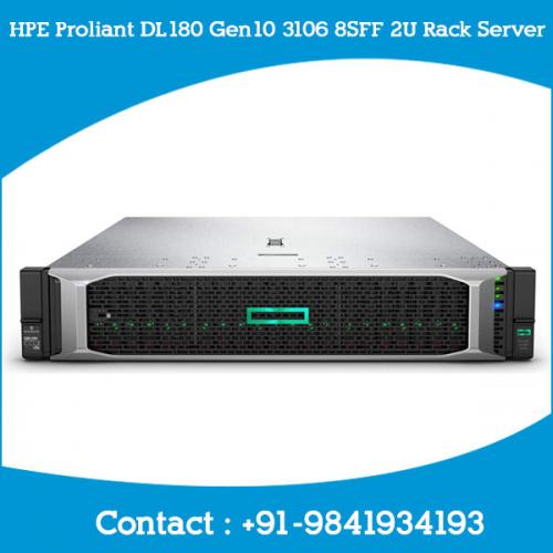 HPE Proliant DL180 Gen10 3106 8SFF 2U Rack Server dealers price chennai, hyderabad, telangana, tamilnadu, india