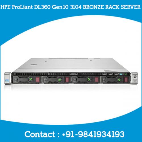 HPE ProLiant DL360 Gen10 3104 BRONZE RACK SERVER price chennai, Hyderabad, Telangana, andhra, tamilnadu