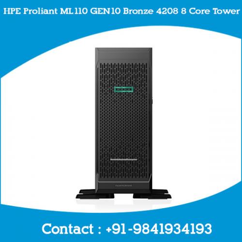 HPE Proliant ML110 GEN10 Bronze 4208 8 Core Tower Server  price chennai, Hyderabad, Telangana, andhra, tamilnadu