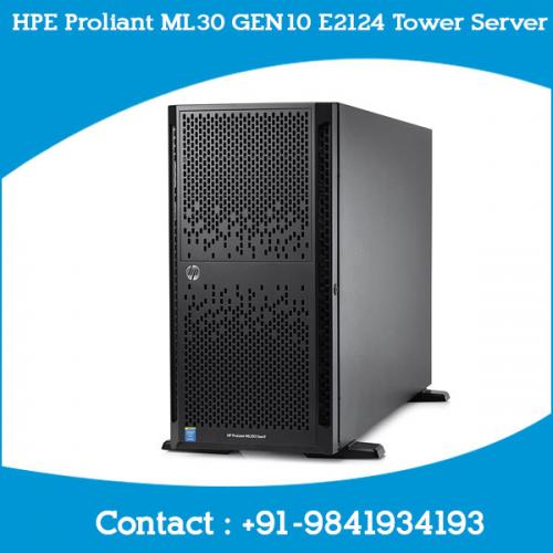 HPE Proliant ML30 GEN10 E2124 Tower Server dealers price chennai, hyderabad, telangana, tamilnadu, india