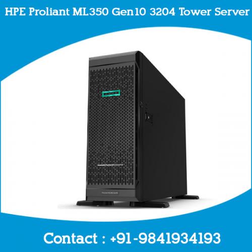 HPE Proliant ML350 Gen10 3204 Tower Server dealers chennai, hyderabad, telangana, andhra, tamilnadu, india