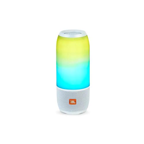 JBL Pulse 3 White Waterproof Bluetooth Speaker dealers chennai, hyderabad, telangana, andhra, tamilnadu, india