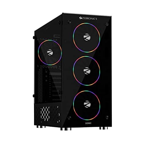 Zebronics Zeb Sonic Gaming Chassis Cabinet dealers chennai, hyderabad, telangana, andhra, tamilnadu, india